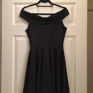 Black off-the-shoulder Party Dress - NEW WITH TAGS